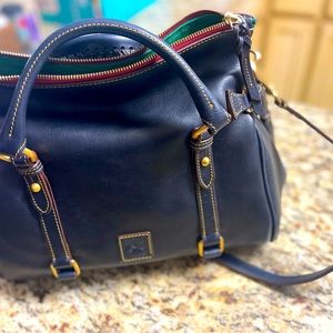 Dooney & Bourke Florentine Large Satchel - Navy